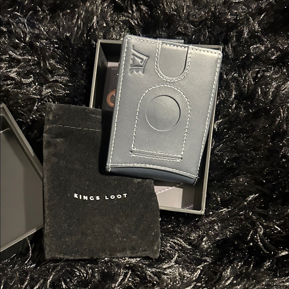 Blue Leather Kings Loot Wallet